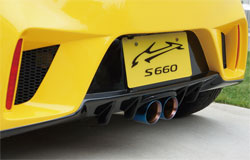 S660 SPIDER　エキゾーストシステム　ダンガン